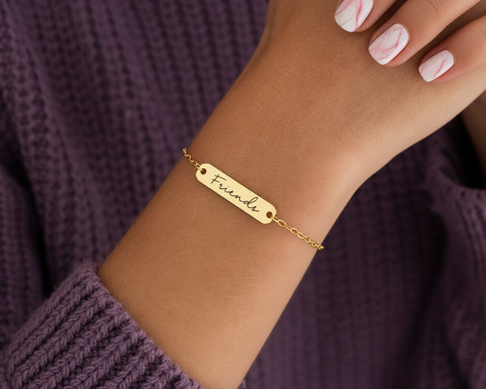 Custom Name Chain Bracelet