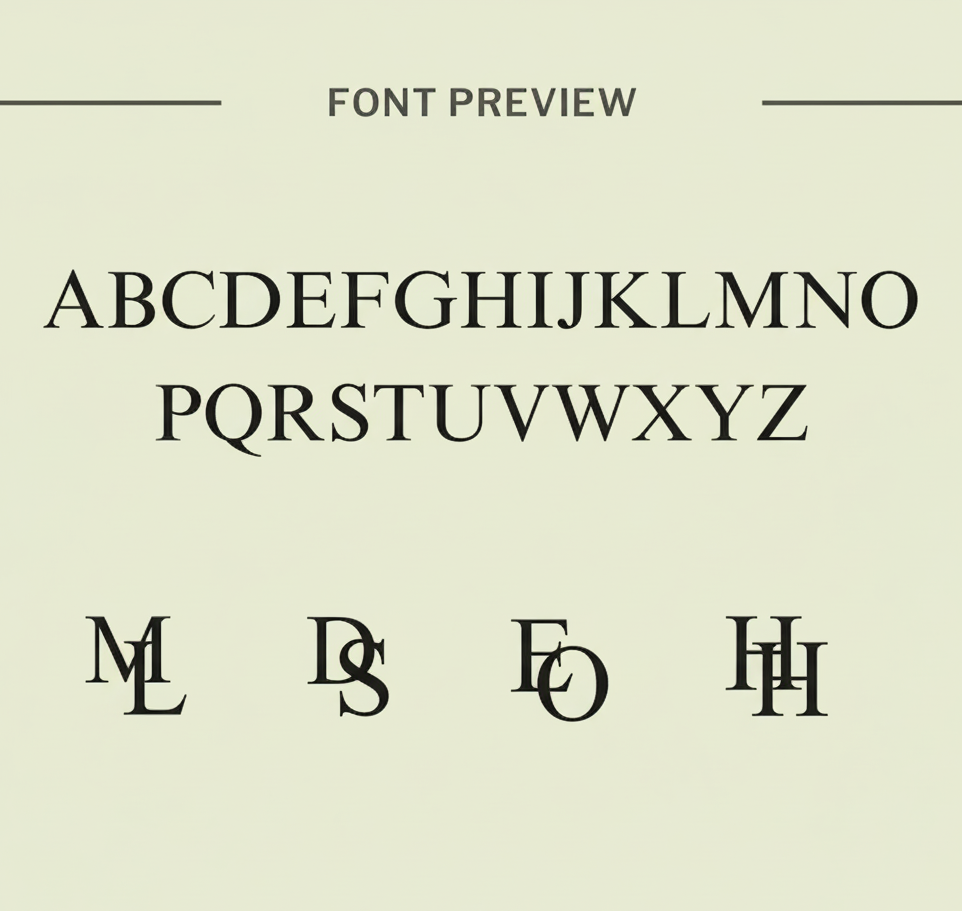 Double Initial Necklace