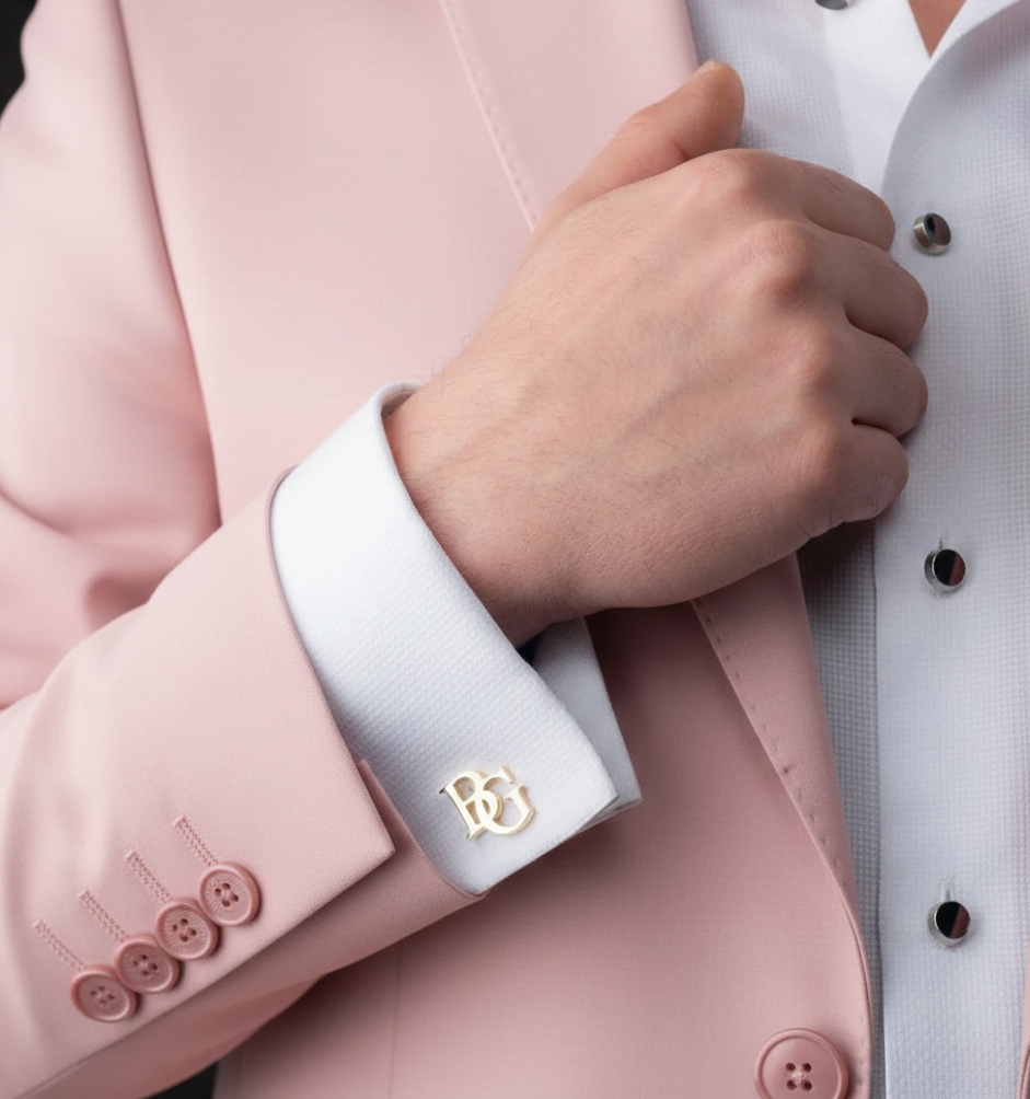 Initial Classic Cufflinks for Men