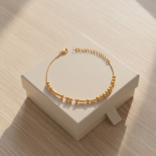 Custom Morse Code Hidden Name Bracelet