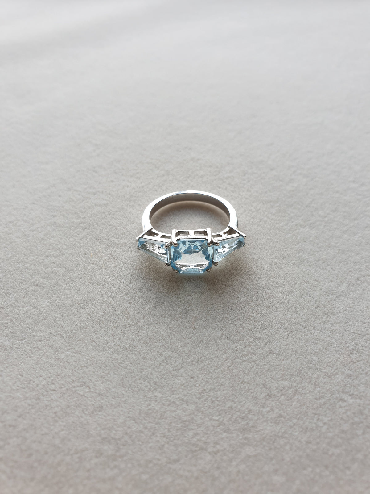 Sky Blue Topaz 925 Silver Ring