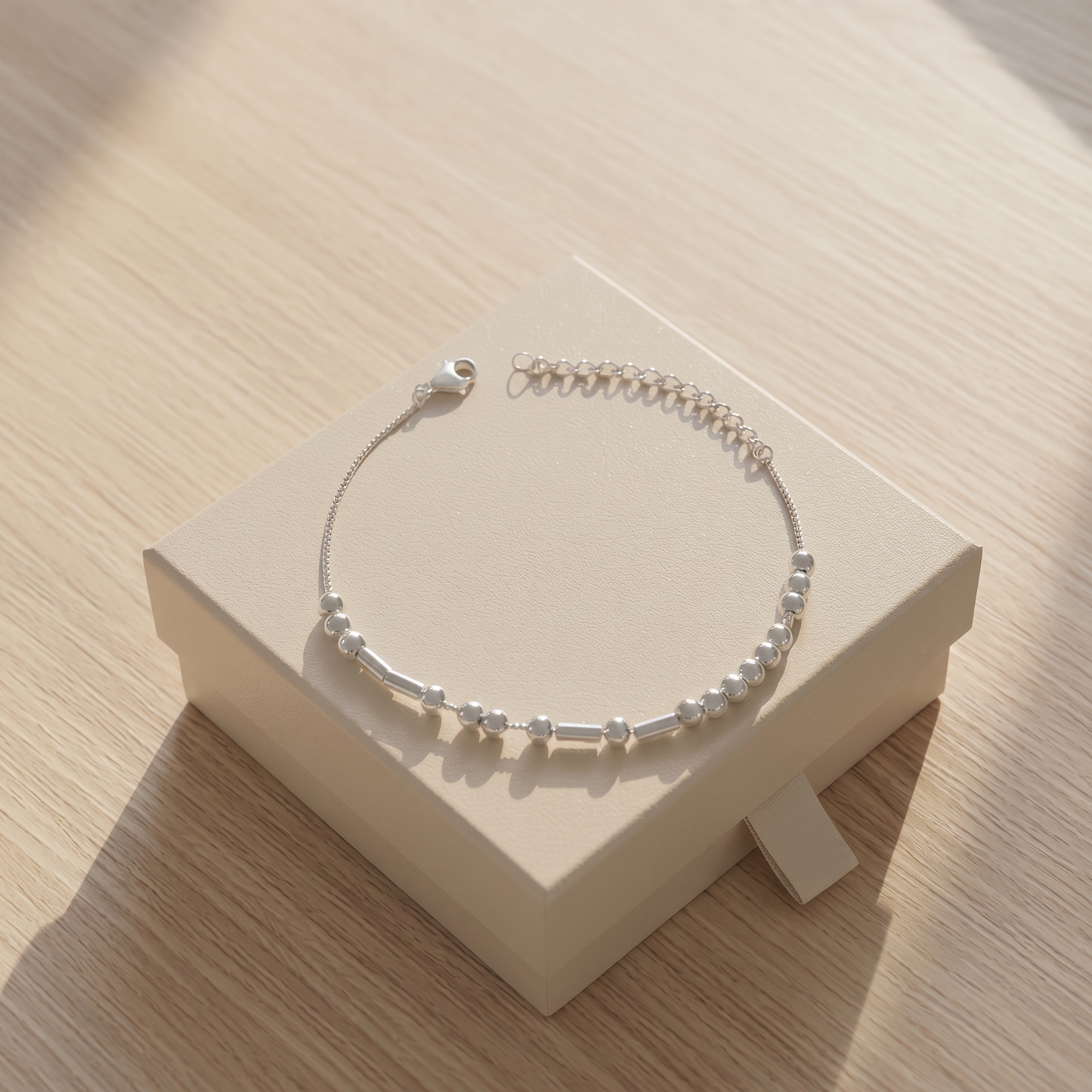 Custom Morse Code Hidden Name Bracelet