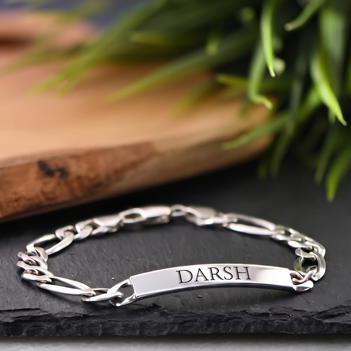 Eterna Personalised Bar Bracelet