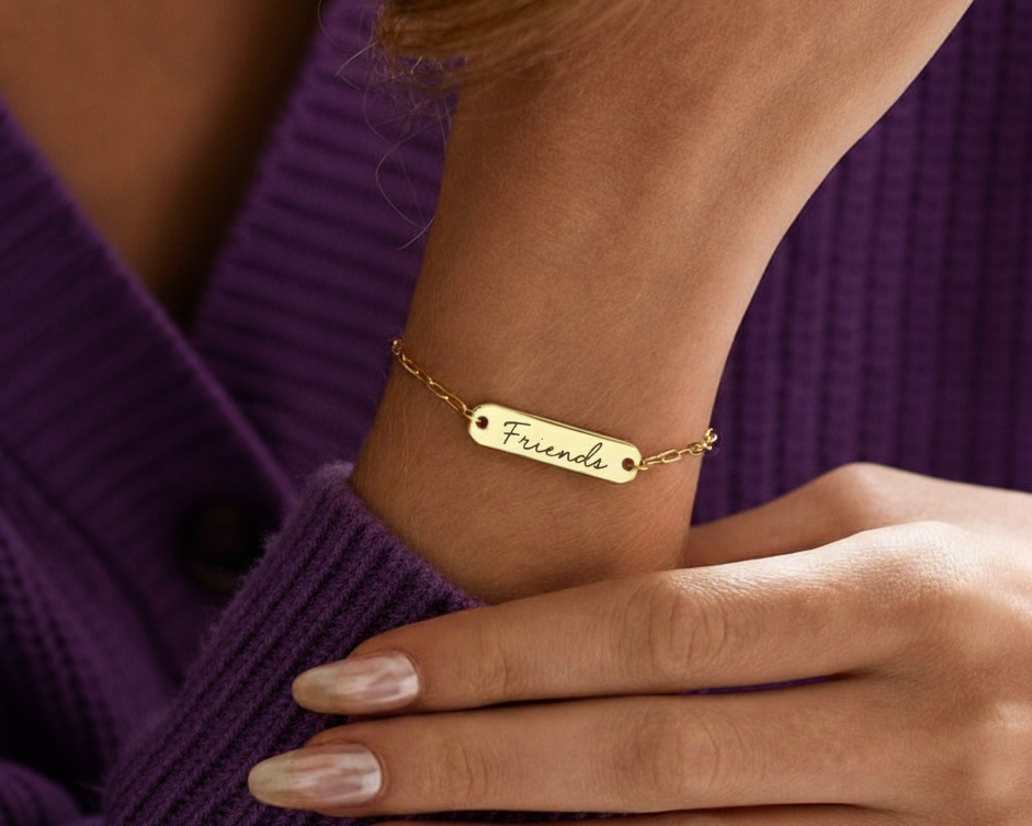 Custom Name Chain Bracelet