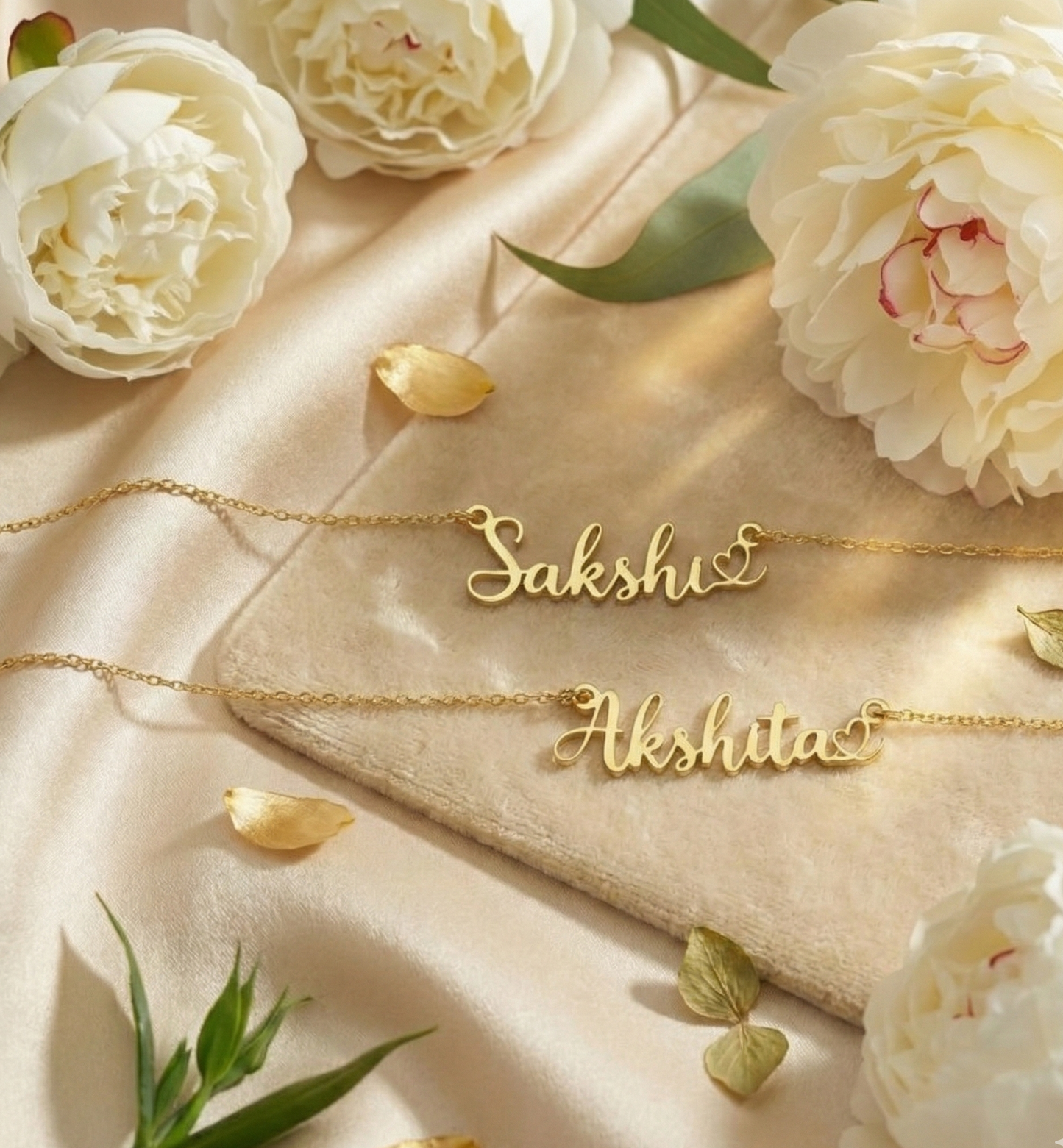 Custom Name Heart Necklace