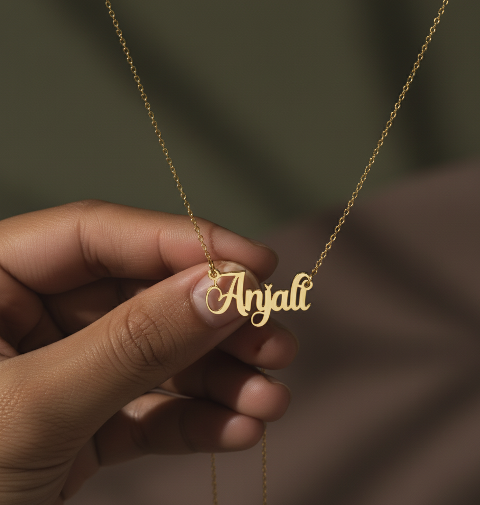 Heart Custom Name Necklace