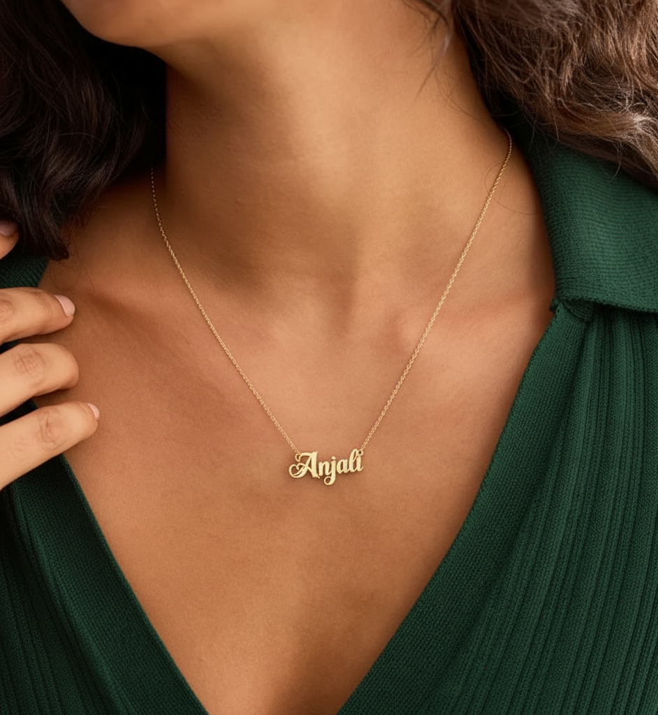 Heart Custom Name Necklace