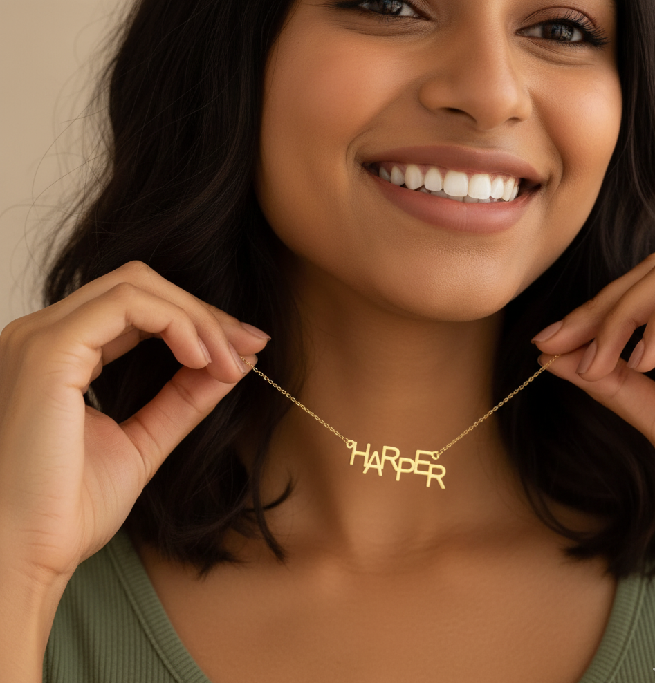 Dainty Custom Name Necklace