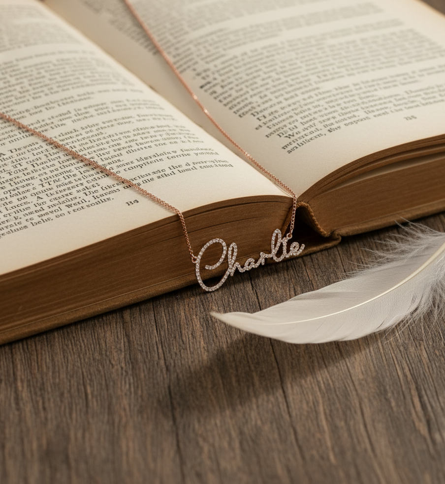 Diamond Like Name Necklace