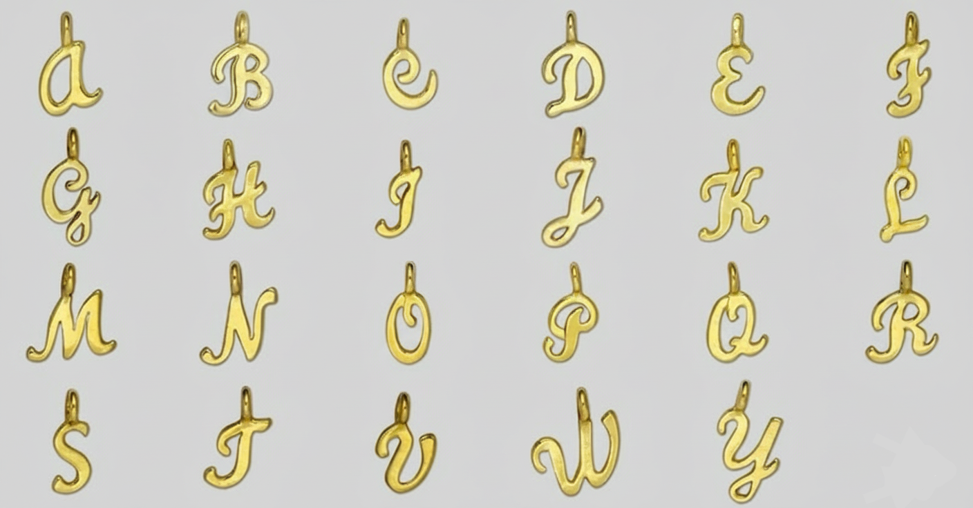 Minimal Pearl Initial Pendant Necklace