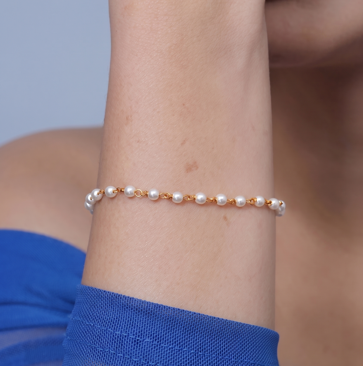Minimal Premium Pearl Bracelet