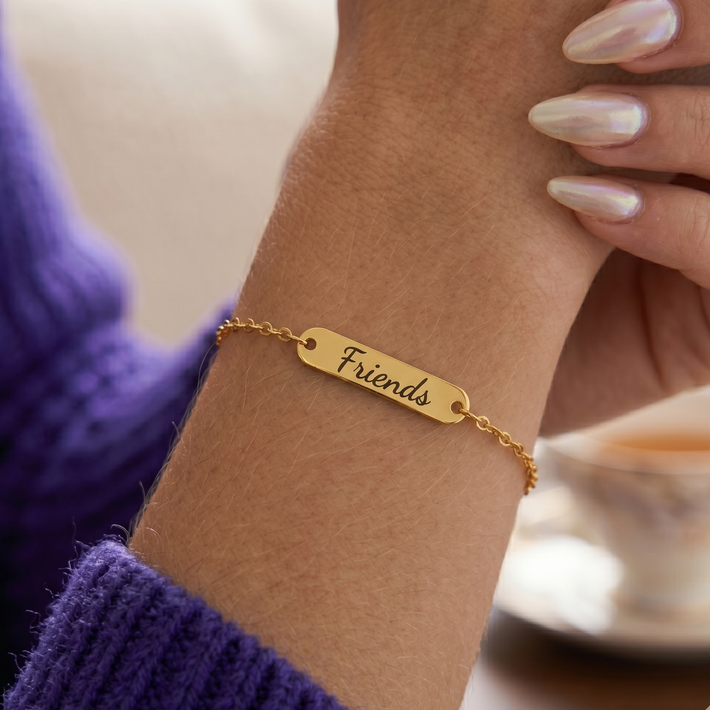 Custom Name Chain Bracelet
