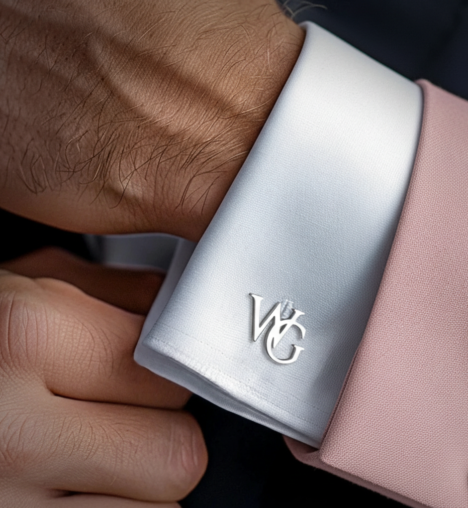 Initial Classic Cufflinks for Men