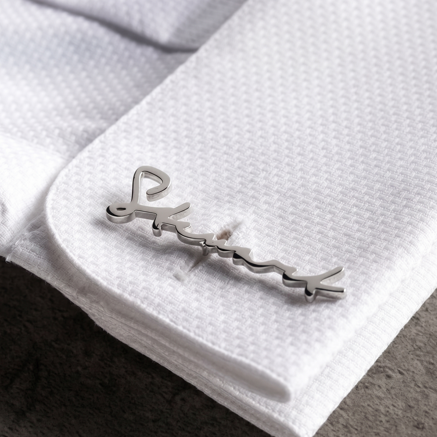 Custom Name Cufflinks for Men