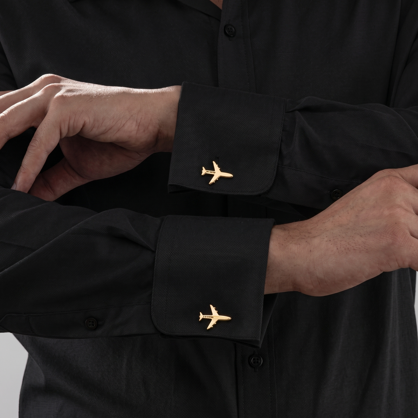 Personalised Airplane Cufflinks