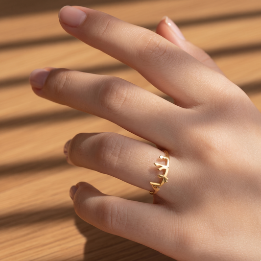 Custom Arabic Name Ring