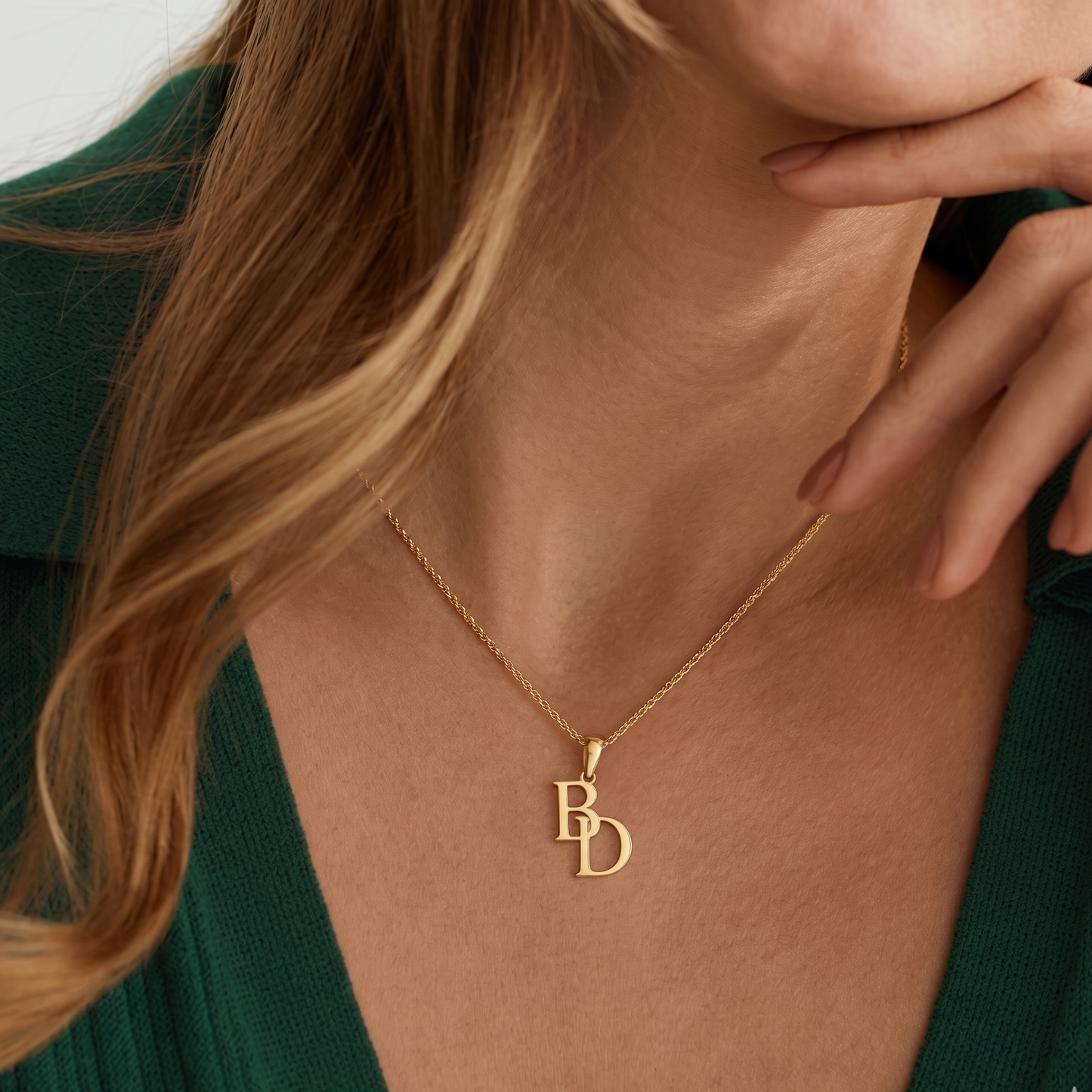 Double Initial Necklace