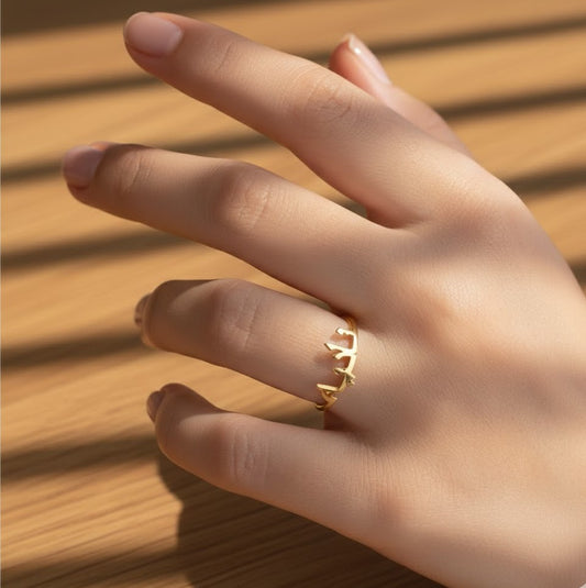 Custom Arabic Name Ring