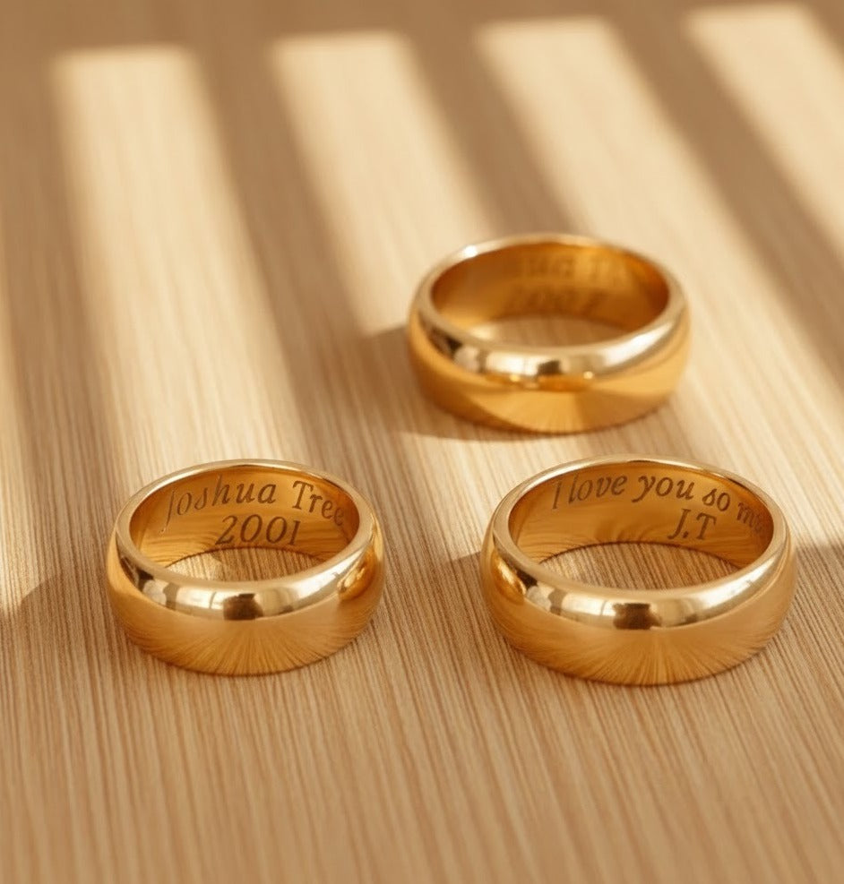 Hidden Message Custom Ring