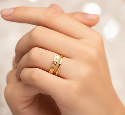 Custom Name Wrap Ring