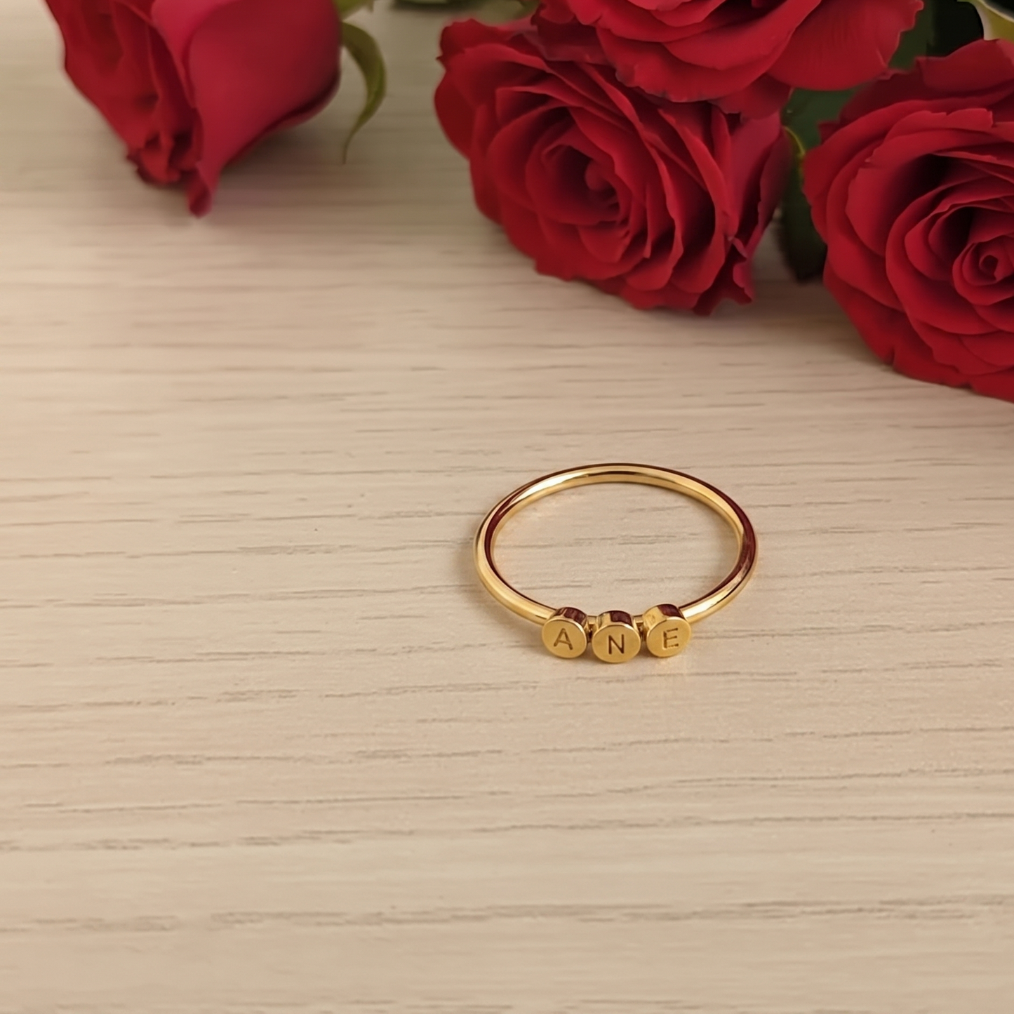 Eterna Personalised Trio Letter Ring