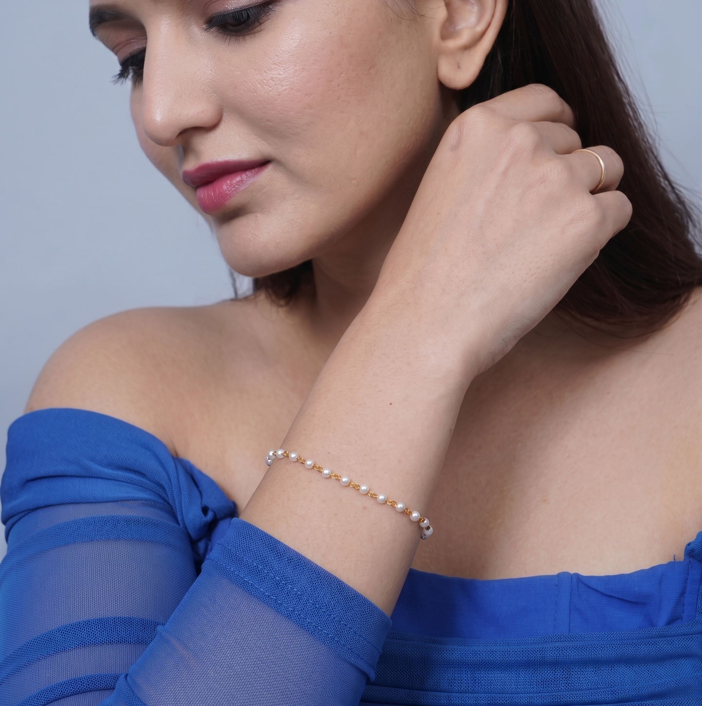 Minimal Premium Pearl Bracelet
