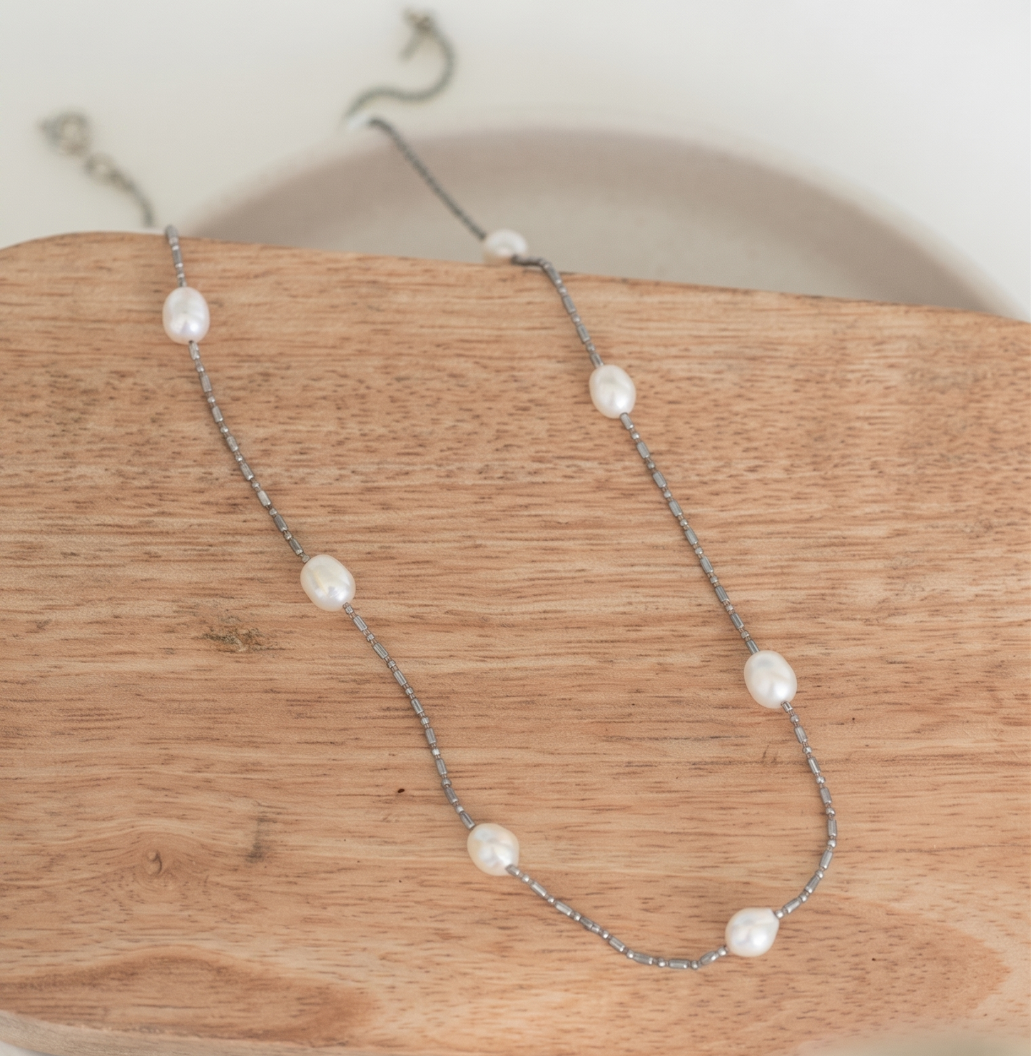 Dainty Fresh Water Pearl Necklace