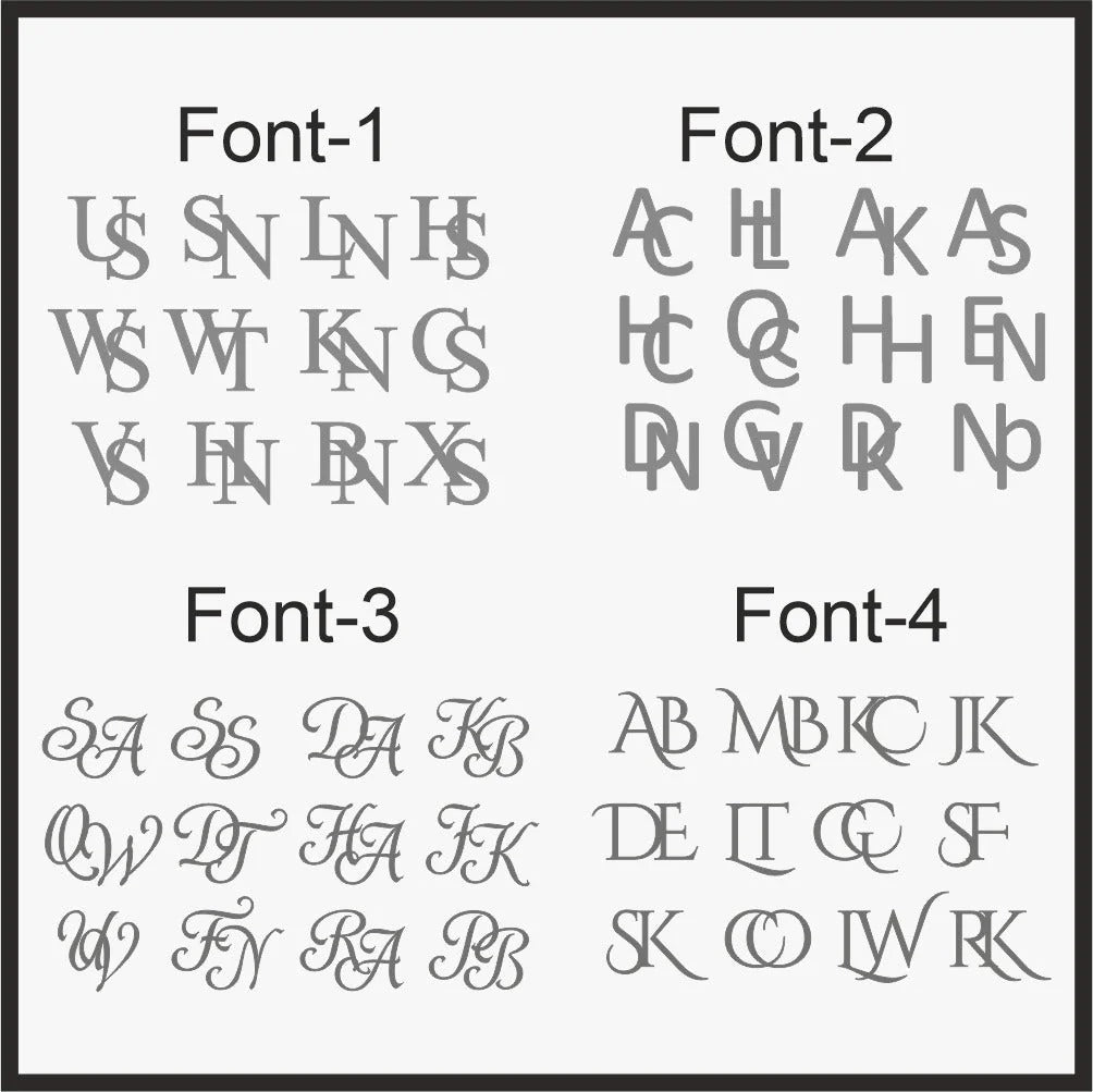 Initial Classic Cufflinks for Men