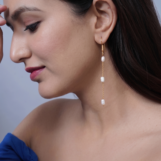 Fresh Water Pearl Minimal Earrings