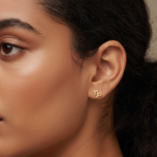 Minimal Zodiac Studs
