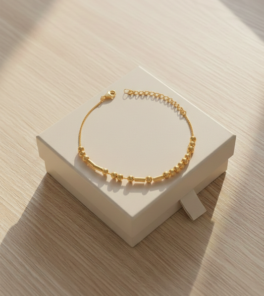 Custom Morse Code Hidden Name Bracelet