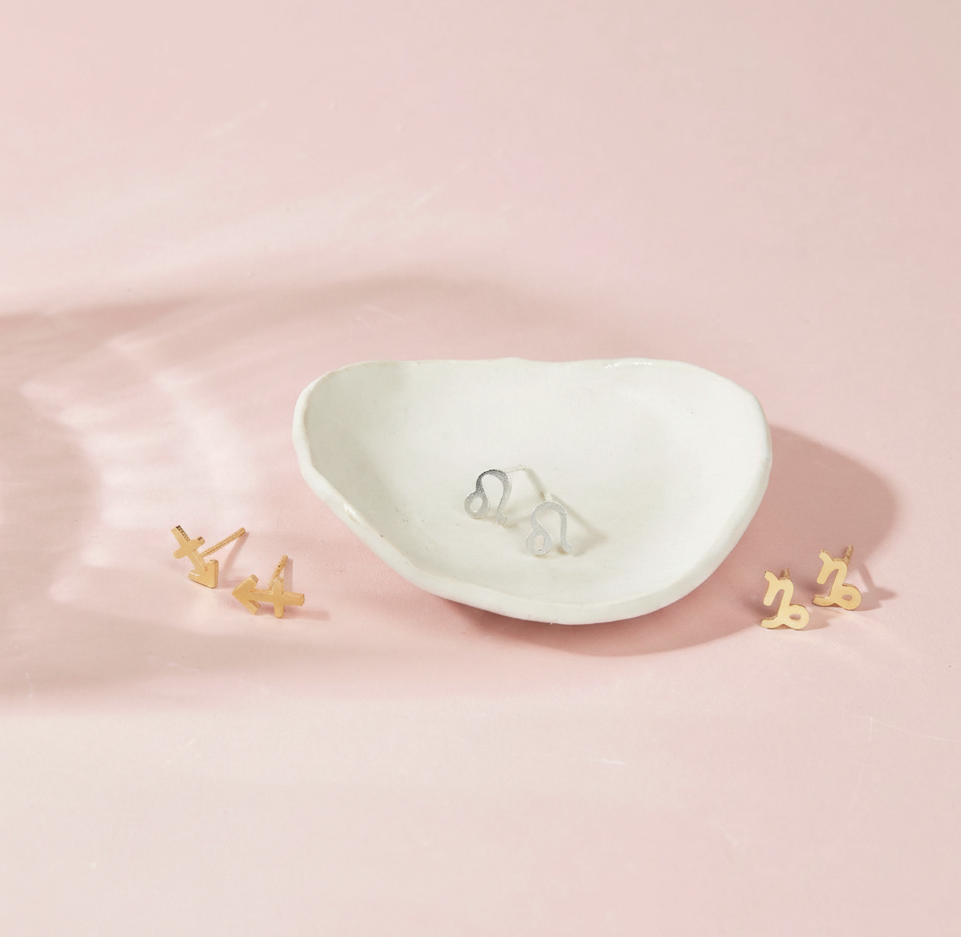 Minimal Zodiac Stud Earrings