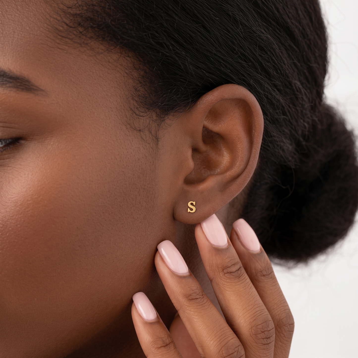 Custom Alphabet Ear Studs