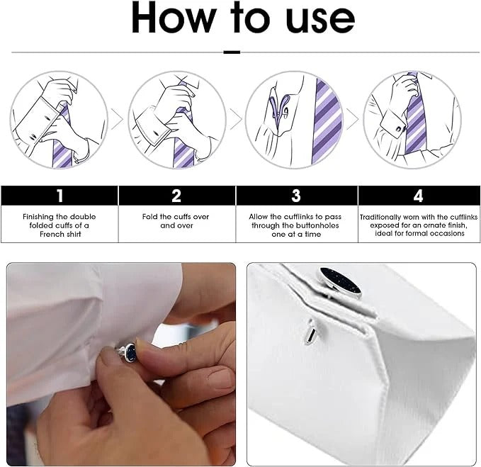 Initial Classic Cufflinks for Men