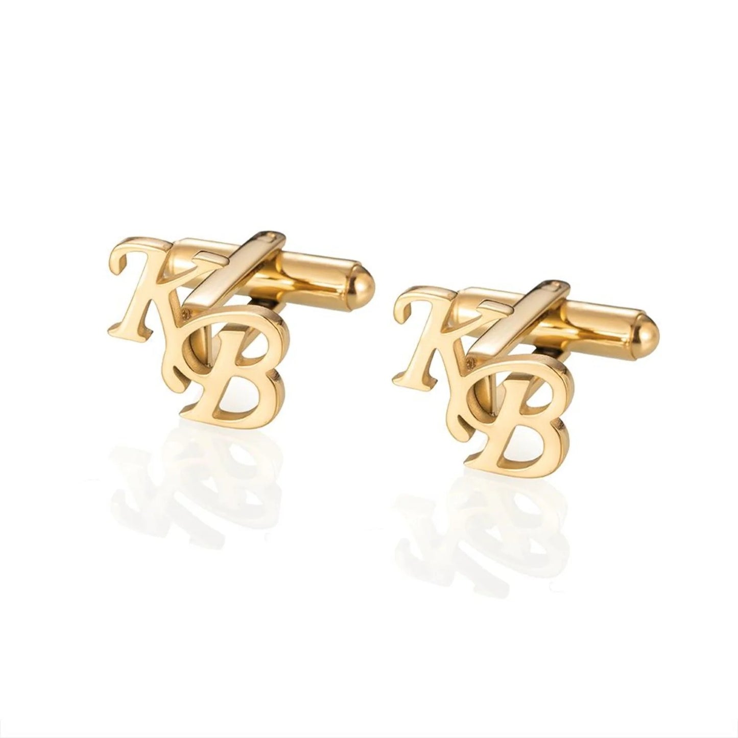 Custom Initial Cufflinks for Men