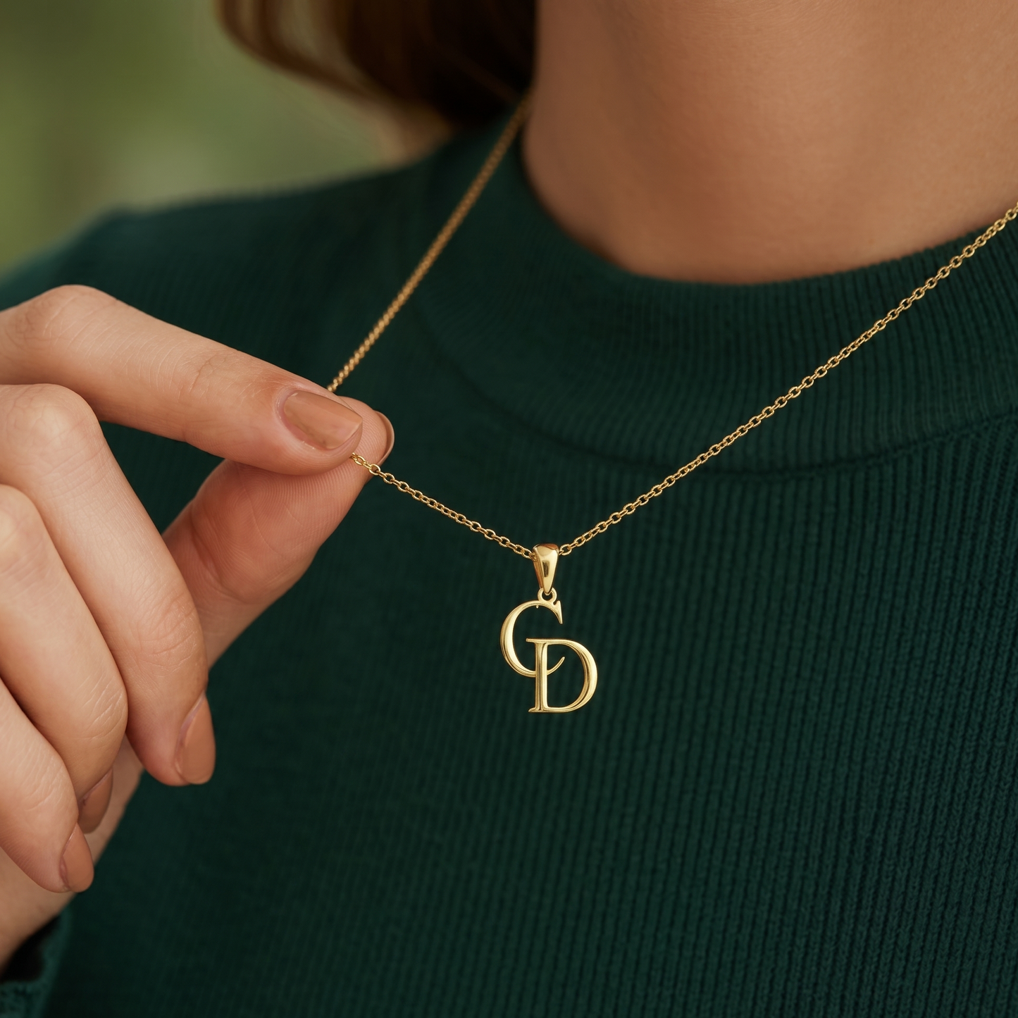 Double Initial Necklace