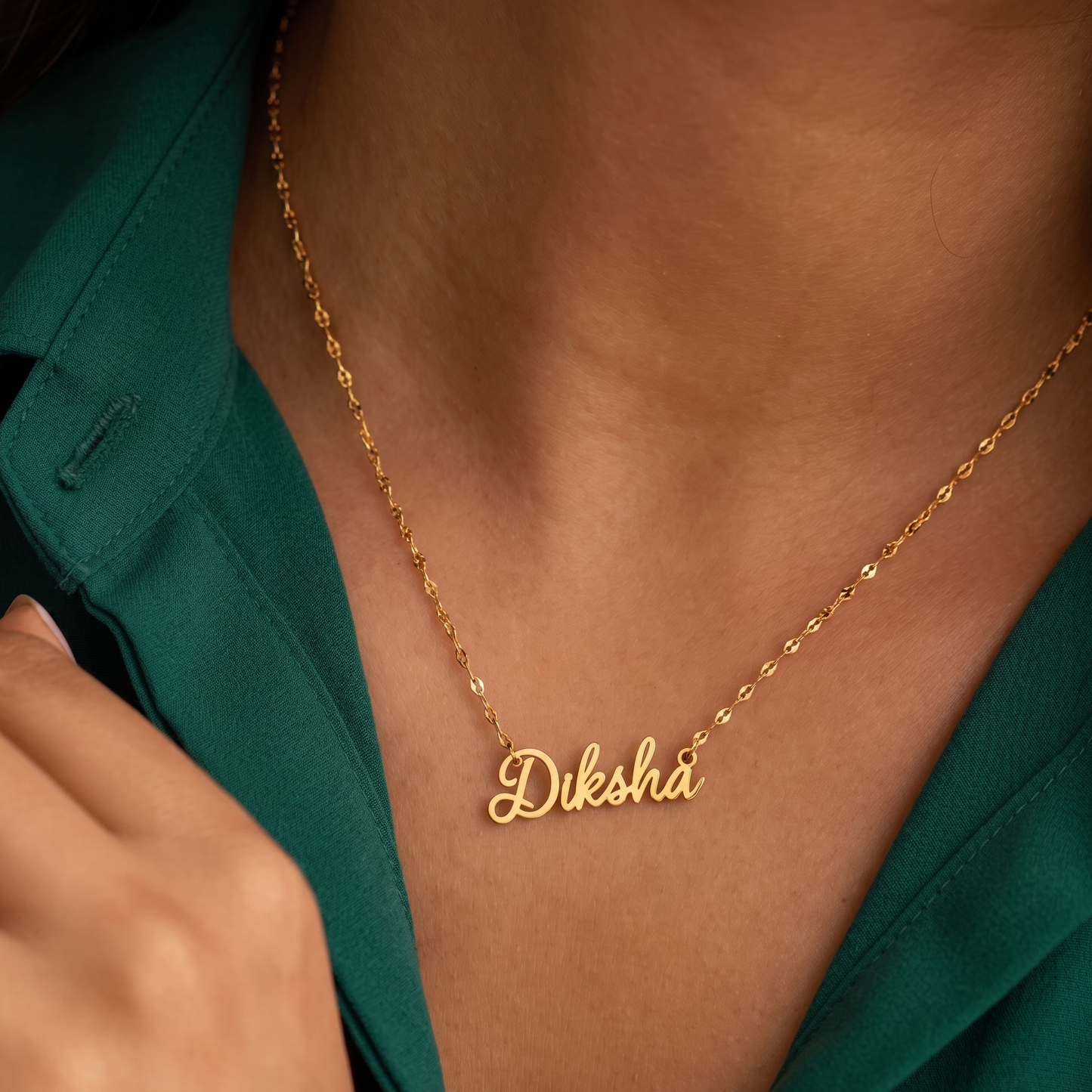 Custom Name Style Pendant Necklace
