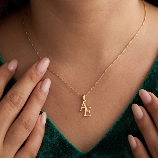 Double Initial Necklace