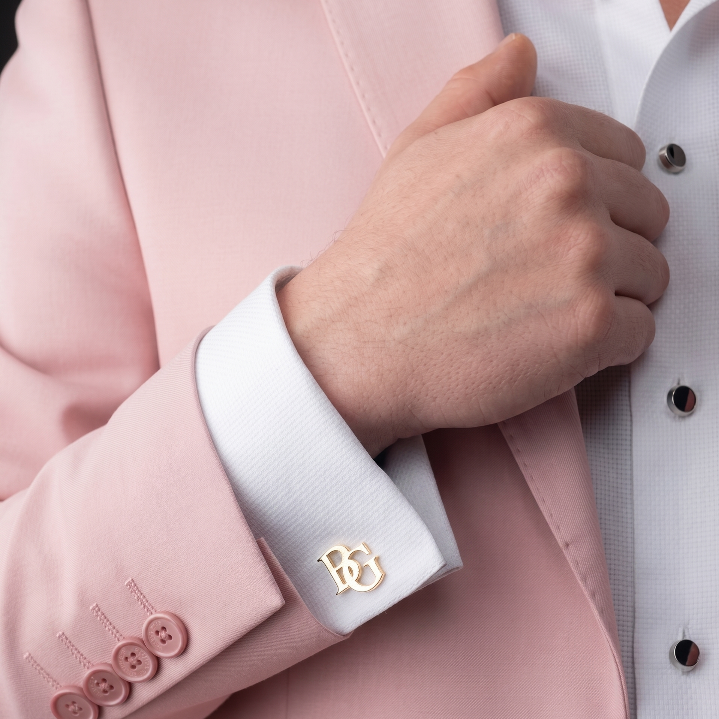 Initial Classic Cufflinks for Men
