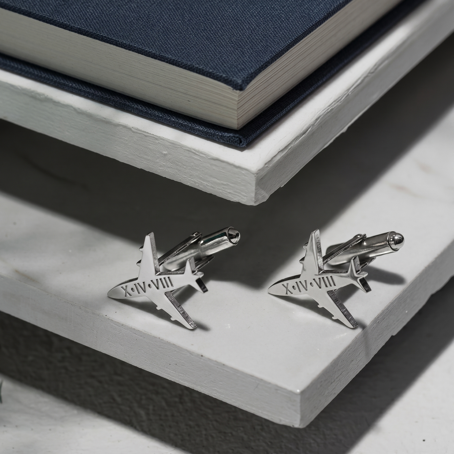 Personalised Airplane Cufflinks