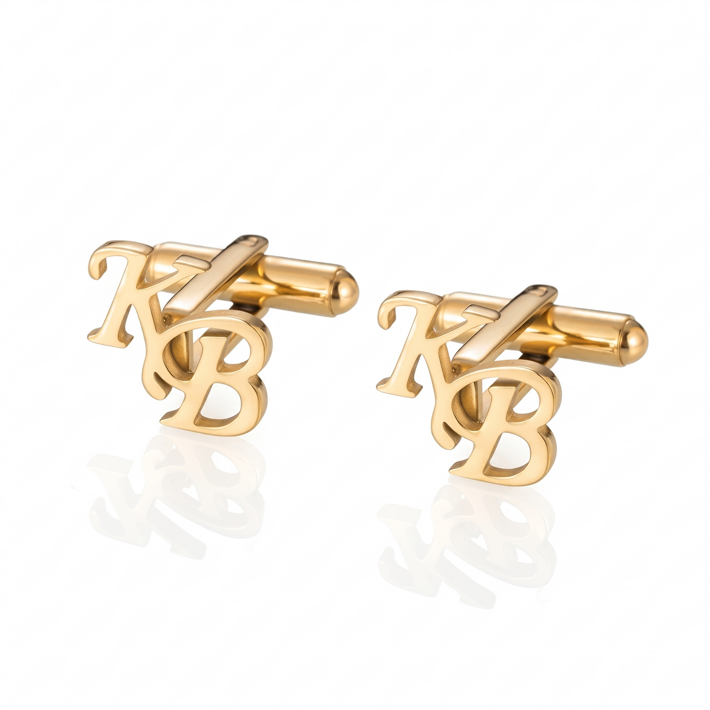 Custom Initial Cufflinks for Men