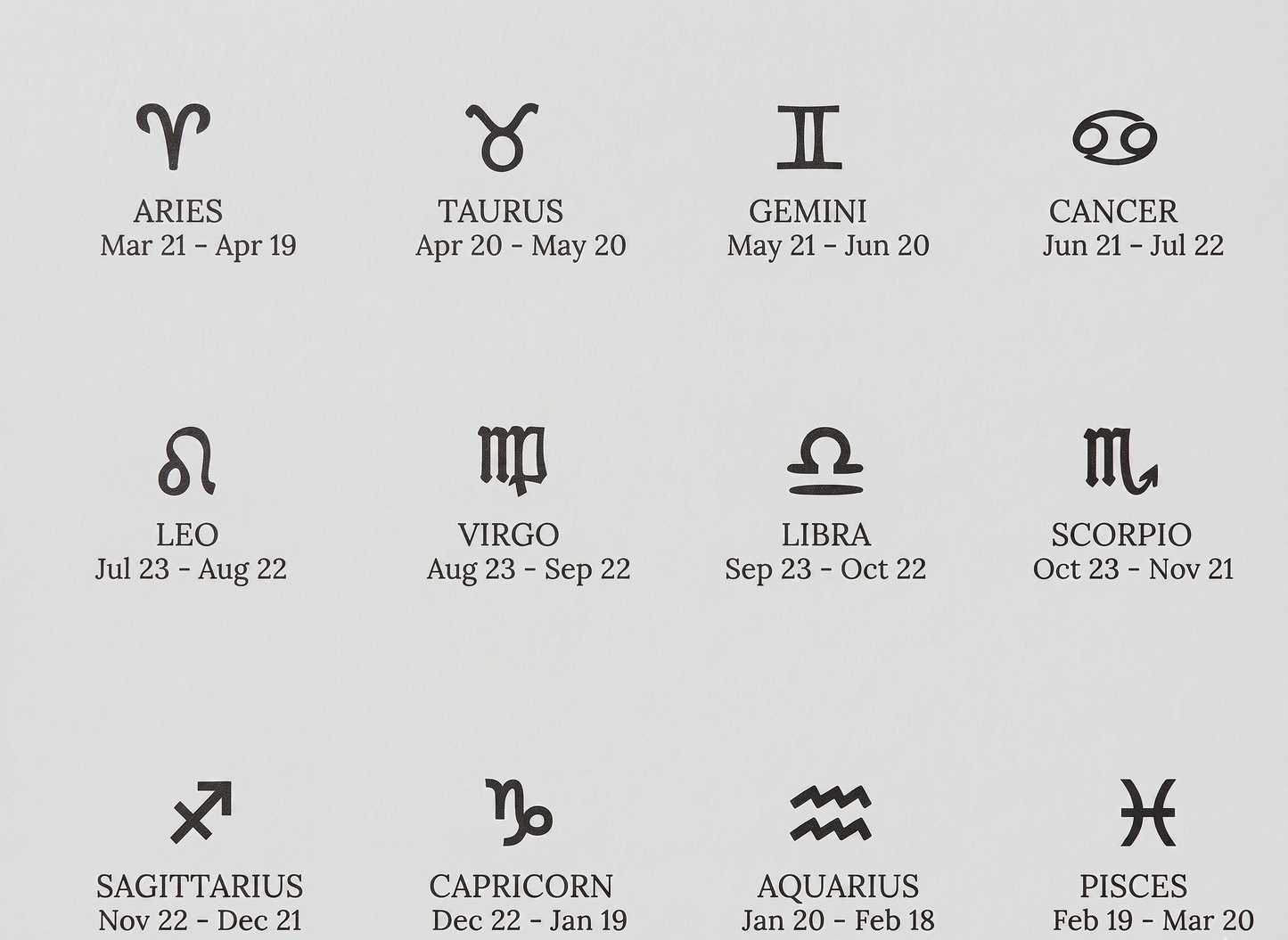 Minimal Zodiac Studs