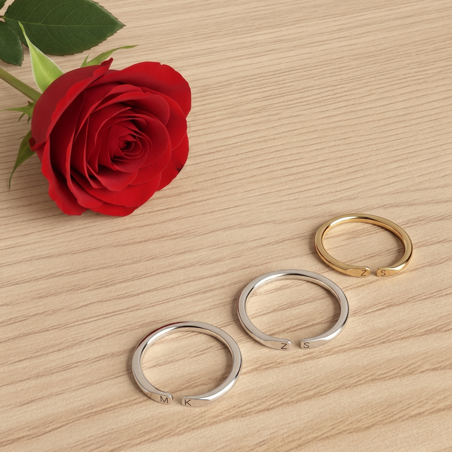 Stacking Open Two Initial Ring