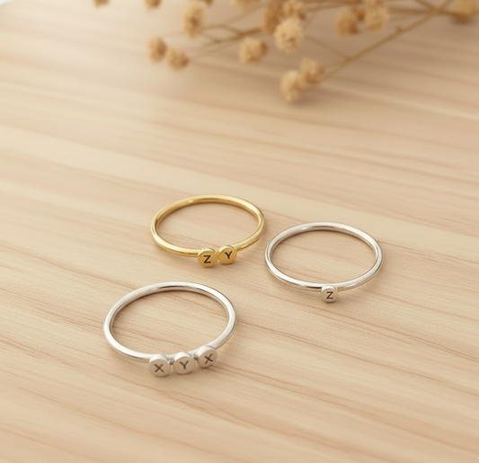 Stacking Multi Letter Ring