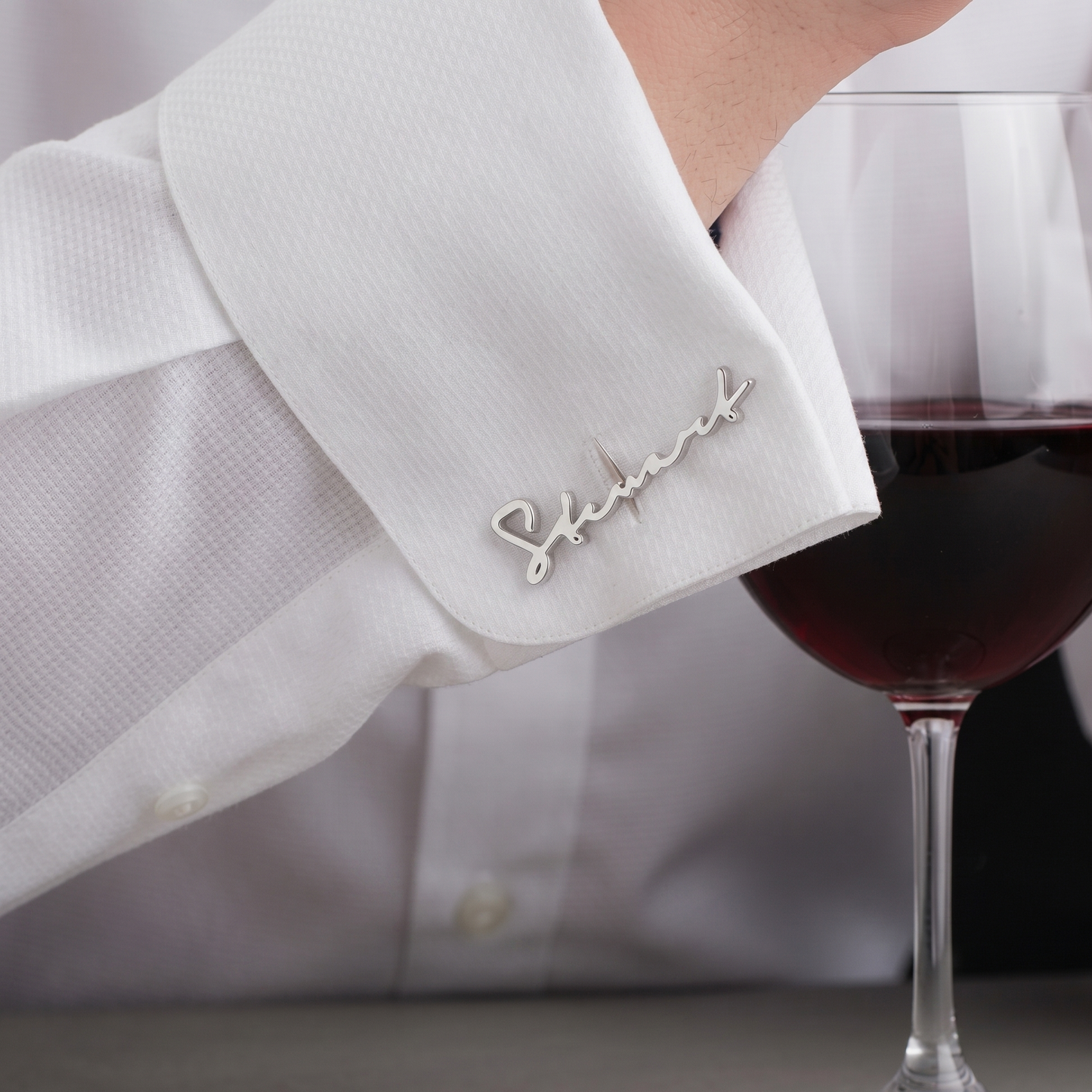 Custom Name Cufflinks for Men