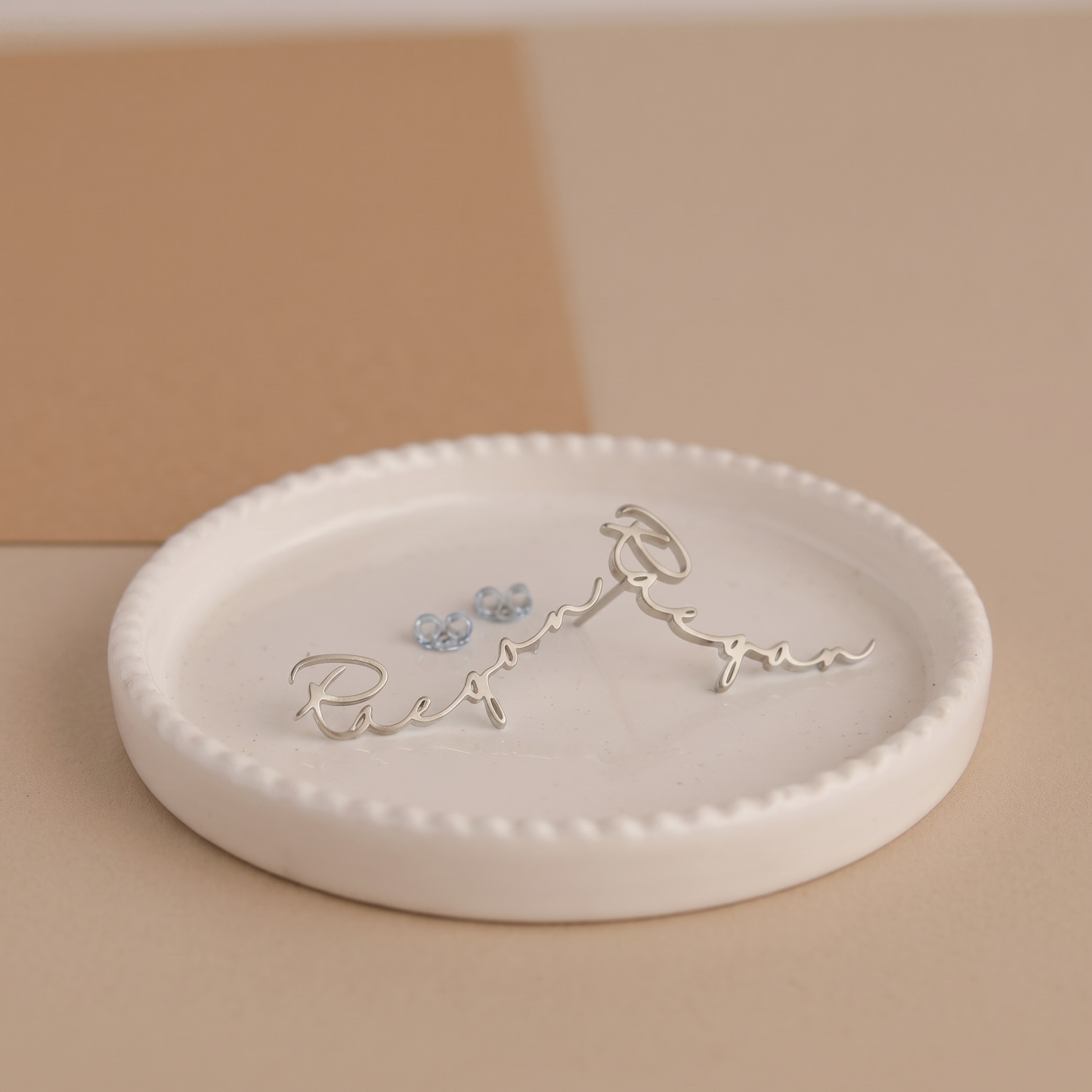 Dainty Name Studs