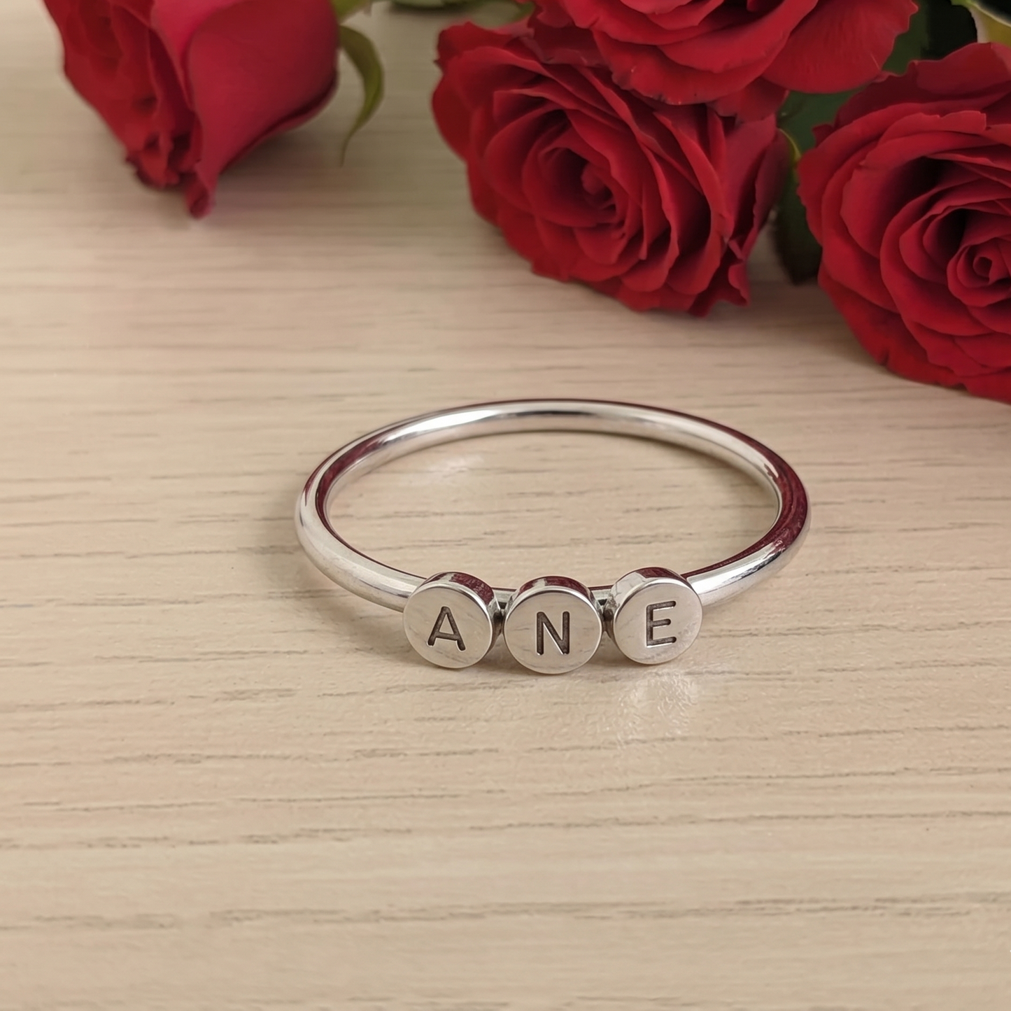 Eterna Personalised Trio Letter Ring