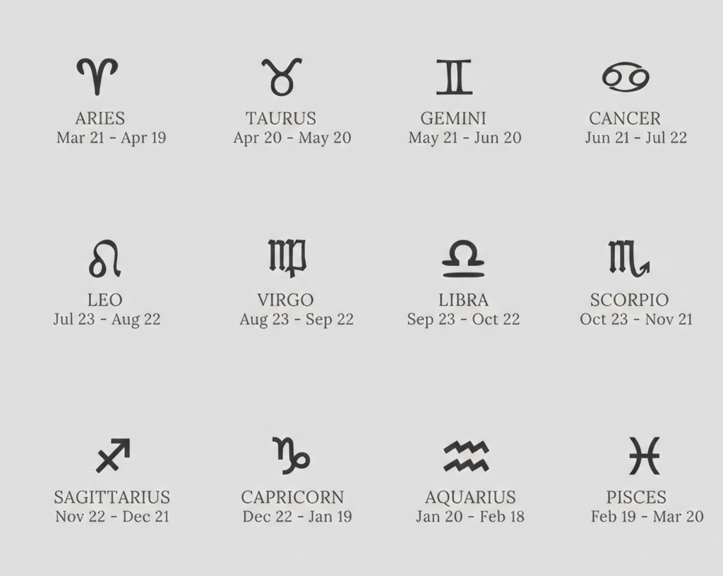 Minimal Zodiac Stud Earrings